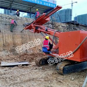 生產多功能液壓錨固鉆機，山體護坡鉆孔機